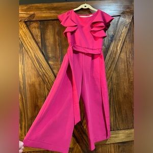 GB Girls Hot Pink Jumpsuit Size 7